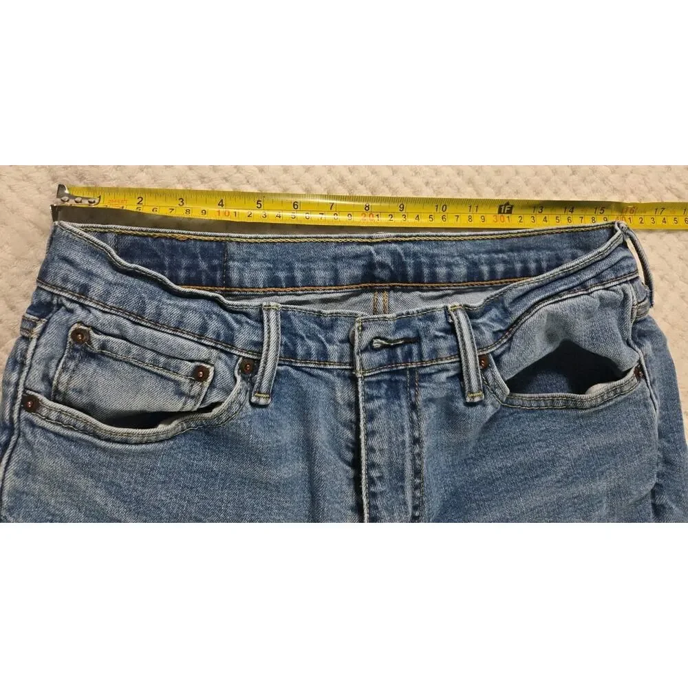 Levi's 541 Athletic Fit Jeans Mens 32x27 Blue Wash Tapered Denim #093